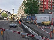 Die Arbeiten an der Kirchstrasse sind fast abgeschlossen. (Bild: Roger Häni)