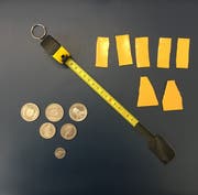 Dieses Material trug der Rumäne im Gepäck mit – es wurde sichergestellt. (Bild: Eidgenössische Zollverwaltung)