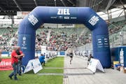 Am Auffahrtslauf ist im Kybunpark nicht Fussball Trumpf. (Bild: Mareycke Frehner)