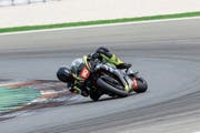 Michael Ghilardi verzeichnet in Valencia mehrere Stürze. (Bild: PD)