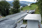 Die Oberdorfstrasse in Walchwil ist seit dem Sommer 2018 für die Durchfahrt offen. (Werner Schelbert, 6. Juli 2018)