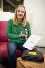 Livia Strasser ist im Finale des Wettbewerbs «Schweizer Jugend forscht». (Bild: Adriana Ortiz Cardozo)