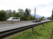 Die A8 auf Höhe Wichelsee zwischen Sarnen und Alpnach. (Bild: Markus von Rotz, Sarnen, 2. September 2018)