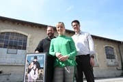 Florian Rexer, Diana Gutjahr und Andreas Müller stellen das Theaterprojekt vor. (Bild: Rita Kohn)
