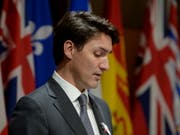 Kanadas Regierungschef Justin Trudeau reagiert auf einen Bestechungsskandal. (Bild: KEYSTONE/AP The Canadian Press/ADRIAN WYLD)