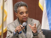 In der Stadt Chicago ist mit Lori Lightfoot erstmals eine schwarze Frau als Bürgermeisterin gewählt worden. (Bild: KEYSTONE/AP/TERESA CRAWFORD)