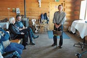 Kurt Schär, ein Künstler aus Ebersol, wurde vor einem Jahr mit dem Wanderpreis ausgezeichnet. (Bild: Michael Hug, April 2018)