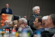 Xaver Vogel, alt Gemeinderat CVP Menzberg, spricht zu den Delegierten. (Bild: Pius Amrein, Hildisrieden, 2. April 2019)