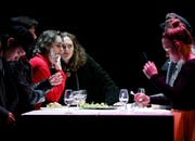 Das Kantitheater Zug zeigt sein neuestes Stück «Die Burg» noch bis am 8. April 2019. (Bild: Stefan Kaiser, Zug, 2. April 2019)