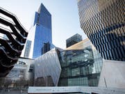 In New York wird am Freitag das Kulturzentrum «The Shed» eröffnet. Das Kulturzentrum soll eine Plattform für Kunst im 21. Jahrhundert werden. (Bild: KEYSTONE/AP/MARK LENNIHAN)