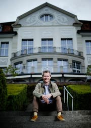 Samuel Steinemann, Intendant des Casino Zug wechselt zum Künstlerhaus Boswil. (Bild: Stefan Kaiser, Zug, 30. April 2019)