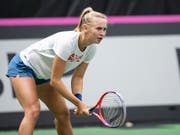 Jil Teichmann feierte zwei Siege an einem Tag und steht in Prag in den Achtelfinals (Bild: KEYSTONE/ADRIEN PERRITAZ)