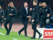 Der FC Zürich verzichtet auf einen Rekurs gegen die Sperre von Ludovic Magnin (mitte) (Bild: KEYSTONE/MELANIE DUCHENE)