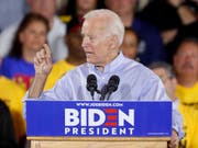 Start des Wahlkampfes: Die Demokraten in den USA hoffen auf Joe Biden, dass er Donald Trump als US-Präsident ablösen kann. (Bild: KEYSTONE/AP/KEITH SRAKOCIC)