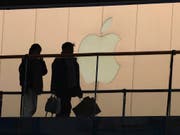 Aufatmen an der Börse: In China geht es mit den Geschäften von Apple wieder bergauf. (Bild: KEYSTONE/AP/NG HAN GUAN)