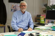 Martin Grob in seinem Büro, in das er "gedrängt" wurde. (Bild: Yann Lengacher)