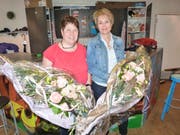 Die langjährigen Jugendtreff-Vorstandsmitglieder Daniela Specker und Sabina Peter Köstli wurden an der Jahresversammlung verabschiedet. (Bild: Kurt Lichtensteiger)