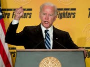 Der US-Politiker und ehemalige US-Vizepräsident Joe Biden hat sich am Mittwoch in einem Video zu Belästigungsvorwürfen geäussert. (Bild: KEYSTONE/AP/ANDREW HARNIK)