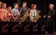 Die Swing Kids haben fast jede Woche einen Auftritt: Hier am Neujahrsempfang in Salmsach 2018. (Bild: Reto Martin)