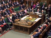 Das britische Unterhaus hat in der Nacht auf Donnerstag für eine Verschiebung des Brexit gestimmt, um einen EU-Austritt ohne Abkommen zu verhindern. (Bild: KEYSTONE/EPA UK PARLIAMENT/MARK DUFFY / UK PARLIAMENT / HANDOUT)