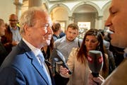 Der bisherige SVP-Regierungsrat Paul Winiker hat von den verbliebenen Kandidaten für den zweiten Wahlgang vom 19. Mai das beste Resultat erzielt. (Bild: Keystone/Urs Flüeler, Luzern, 31. März 2019)