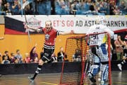 Der Sarner Robin Markström ist der überragende Mann, erzielt zwei Tore und gibt drei Vorlagen. (Bild: Philipp Schmidli (Sarnen, 7. April 2019))