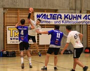 3.-Liga-Absteiger unter sich: Im letzten Meisterschaftsspiel gelang dem HC Büelen Nesslau immerhin die Ehrenmeldung, die Partie gegen den HC Buchs-Vaduz gewonnen zu haben. (Archivbild: Robert Kucera)