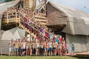 Pfadfinder im Kantonslager «LUpiter18» in Escholzmatt. (Bild: Dimitri Gwinner v/o Sherpa)