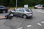 Die Missachtung des Vortritts gilt als eine der Unfall-Hauptursachen auf den Strassen im Kanton St. Gallen. (Bild: Kantonspolizei St.Gallen)
