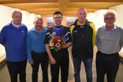 Die Preisträger; von links: Bruno Epp, Ferdy Casagrande, Damian Hauser, Robert Baumann und Edy Baumann. (Bild: Georg Epp, Altdorf, 6. April 2019)
