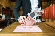 Am Sonntag wählten die Tessiner auch das Parlament neu. (Bild: Keystone)