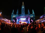 Der Rathausplatz in der österreichischen Hauptstadt Wien. (Bild: KEYSTONE/APA/HELMUT FOHRINGER)