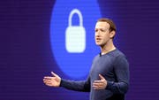 Facebook-CEO Mark Zuckerberg an einer Entwicklerkonferenz im kalifornischen San Jose. Bild: Marcio Jose Sanchez/AP (1. Mai 2018)