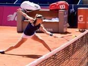 Erfolgreich gekämpft: Jil Teichmann steht beim WTA-Turnier in Prag im Viertelfinal (Bild: KEYSTONE/ANTHONY ANEX)