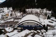 Das Eishockeystadion Valascia von Ambri. (Bild: Samuel Golay, 22. Dezember 2018)