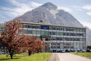 Der Neubau soll auf dem Sadec-Areal entstehen. (Bild: Nadia Schärli, Stansstad, 18. April 2019)