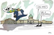 Magdalena Martullo-Blocher als Polit-King-Kong.
