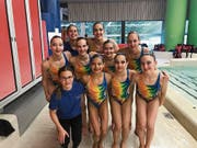 Das Flöser Team der Kategorie 13 bis 15 Jahre hat seine internationale Feuertaufe gut gemeistert. (Bild: PD)
