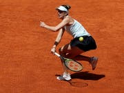 Belinda Bencic bot auch gegen Simona Halep eine über weite Strecken starke Leistung, zog gegen die Rumänin aber den Kürzeren (Bild: KEYSTONE/EPA EFE/CHEMA MOYA)