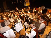 Während dem Jahreskonzert des Musikvereins Hergiswil im Januar ahnte man die anstehenden Umbrüche wohl noch nicht. (Bild Kurt Liembd, Hergiswil, 25. Januar 2019)