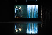Kunstinstallation von Pauline Boudry und Renate Lorenz im Schweizer Pavillon an der Biennale. (Bild: Gaëtan Bally/Keystone (Venedig, 5. Mai 2019))