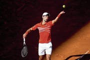 Novak Djokovic: «Es war ein Koloss, den ich aus dem Weg räumen musste.» (Bild: Rodrigo Jimenez/EPA (Madrid, 11. Mai 2019))