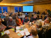 An der Generalversammlung der IG Appenzeller Naturstrom wurden die Genossenschafter auch über die Initiative «Pro Windenergie» informiert. (Bild: PD)