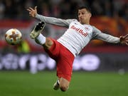 Endlich hat es geklappt für Salzburg und Stefan Lainer (Bild: KEYSTONE/EPA/CHRISTIAN BRUNA)