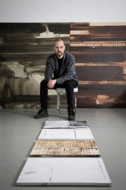 Lukas Schneebergers Werke sind bis Anfang Juli im Schloss Dottenwil zu sehen. (Bild: Adriana Ortiz Cardozo)