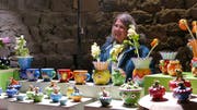 Am Schlossnachtmarkt wurden kunstvoll gearbeitete Gegenstände angeboten. (Bild: Esther Wyss)