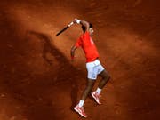 Novak Djokovic feiert den ersten Turniersieg seit Januar (Bild: KEYSTONE/AP/BERNAT ARMANGUE)