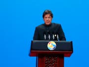 Pakistans Premierminister Imran Khan verurteilte die Attacke auf ein Luxushotel in der südpakistanischen Stadt Gwadar als Sabotageakt. (Bild: KEYSTONE/AP Pool European Pressphoto Agency/HOW HWEE YOUNG)