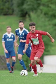 Nicht glücklich über das Derby: Hergiswils Norman Blättler. (Bild: Pius Amrein (Hergiswil 11. Mai 2019))