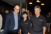 Regierungsrat Marc Mächler, Präsidentin Imelda Stadler und Kassier Willi Haag sind rundum zufrieden. (Bild: PD)
